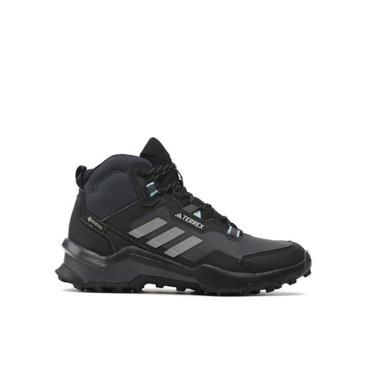 Trekkingi adidas Terrex AX4 Mid GORE-TEX Hiking Shoes HQ1049 Szary ze sklepu eobuwie.pl w kategorii Buty trekkingowe damskie - zdjęcie 182097879