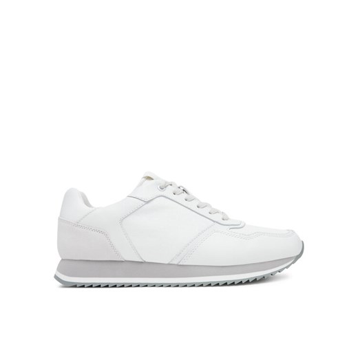 Sneakersy Calvin Klein Low Top Lace Up Lth Mono HM0HM01807 Szary ze sklepu eobuwie.pl w kategorii Buty sportowe męskie - zdjęcie 182098027