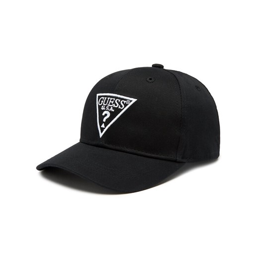Czapka z daszkiem Guess Logo H3GZ01 WO08O Czarny ze sklepu eobuwie.pl w kategorii Czapki dziecięce - zdjęcie 182098187