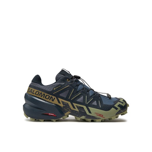 Buty do biegania Salomon Speedcross 6 Gore-Tex L47465500 Granatowy ze sklepu eobuwie.pl w kategorii Buty sportowe męskie - zdjęcie 182098205