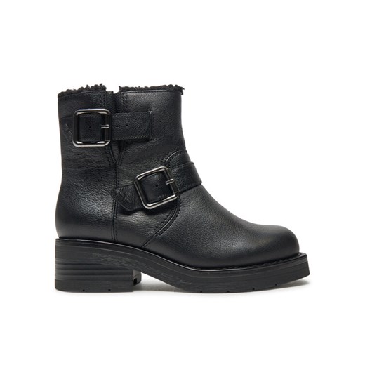 Botki Clarks Rebelle Buckle 26178891 Czarny ze sklepu eobuwie.pl w kategorii Botki - zdjęcie 182098375
