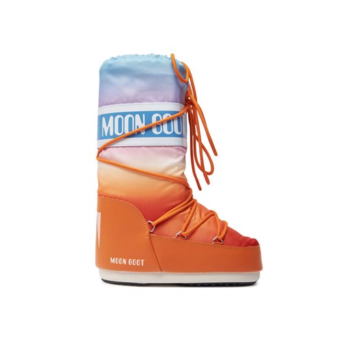 Śniegowce Moon Boot Mb Icon Sunrise 80D1402910 Pomarańczowy ze sklepu eobuwie.pl w kategorii Śniegowce damskie - zdjęcie 182098398