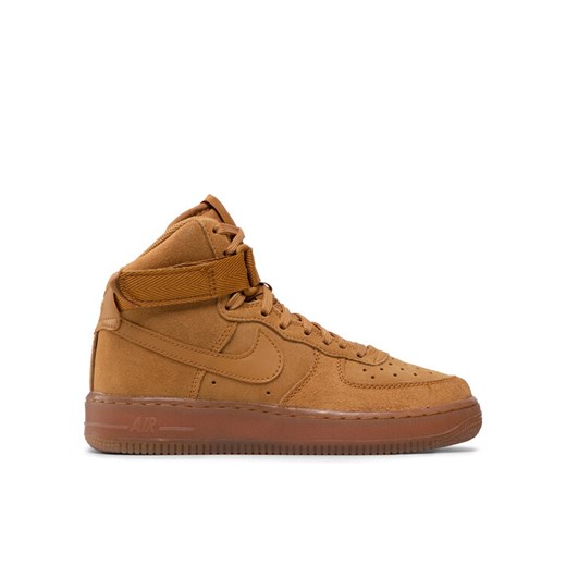 Sneakersy Nike Air Force 1 High Lv 8 3 (GS) CK0262 700 Żółty ze sklepu eobuwie.pl w kategorii Buty sportowe dziecięce - zdjęcie 182098399