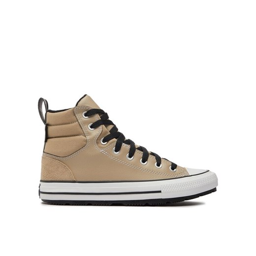 Trampki Converse Chuck Taylor All Star Berkshire Boot A04475C Beżowy ze sklepu eobuwie.pl w kategorii Trampki damskie - zdjęcie 182098428