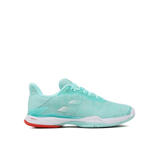 Buty do tenisa Babolat Jet Tere Ac Women 31S23651 Biały ze sklepu eobuwie.pl w kategorii Buty sportowe damskie - zdjęcie 182098448