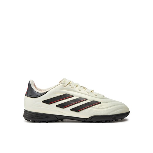Buty do piłki nożnej adidas Copa Pure II League Turf Boots IE7527 Beżowy ze sklepu eobuwie.pl w kategorii Buty sportowe dziecięce - zdjęcie 182098465