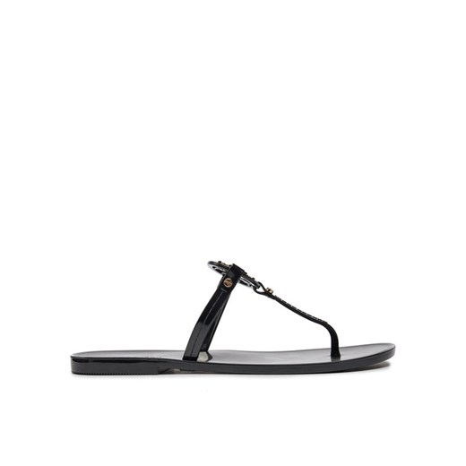 Japonki Tory Burch Mini Miller Flat Thong 51148678 Czarny ze sklepu eobuwie.pl w kategorii Klapki damskie - zdjęcie 182098496
