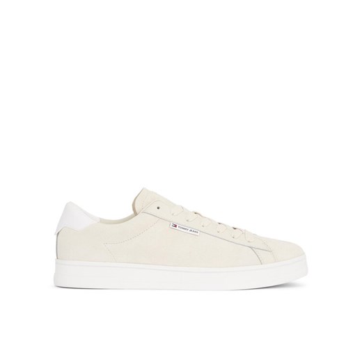 Sneakersy Tommy Jeans Tjm Leather Low Cupsole Suede EM0EM01375 Beżowy Tommy Jeans 41 eobuwie.pl