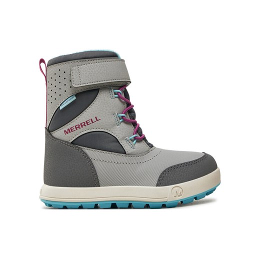 Śniegowce Merrell Snow Storm 3.0 WTRPF MK167714 Szary ze sklepu eobuwie.pl w kategorii Buty zimowe dziecięce - zdjęcie 182098746