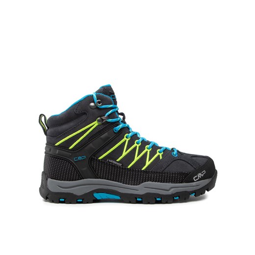 Trekkingi CMP Kids Rigel Mid Trekking Shoes Wp 3Q12944J Czarny ze sklepu eobuwie.pl w kategorii Buty trekkingowe dziecięce - zdjęcie 182098786