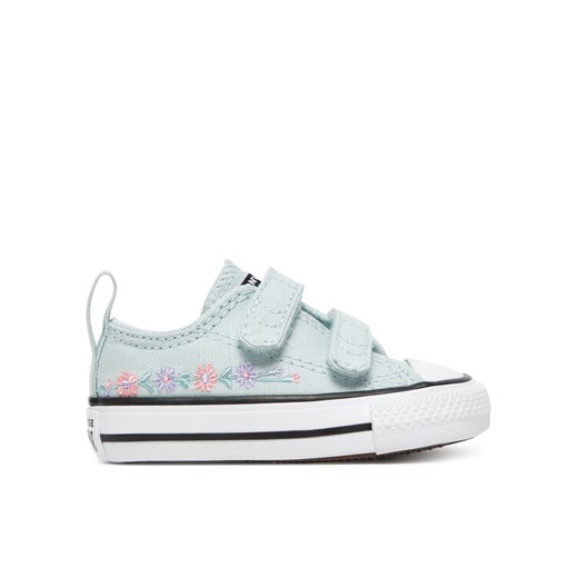 Trampki Converse Chuck Taylor All Star Florals A11785C Błękitny ze sklepu eobuwie.pl w kategorii Trampki dziecięce - zdjęcie 182098787