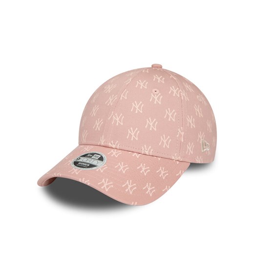Czapka z daszkiem New Era Wmns Monogram 940 Nyy 60434993 Różowy ze sklepu eobuwie.pl w kategorii Czapki z daszkiem damskie - zdjęcie 182098846