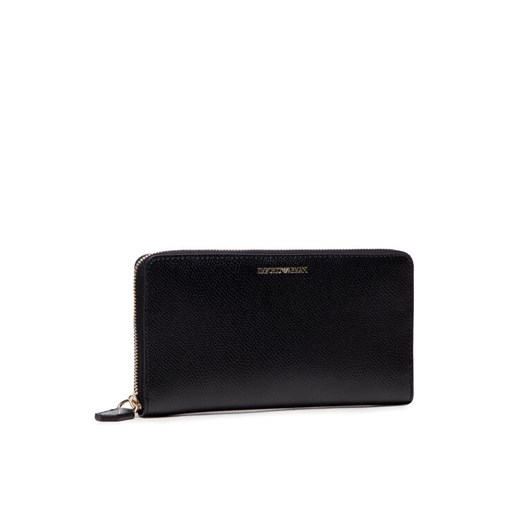 Duży Portfel Damski Emporio Armani Y3H168 YH15A 81386 Czarny ze sklepu eobuwie.pl w kategorii Portfele damskie - zdjęcie 182098927