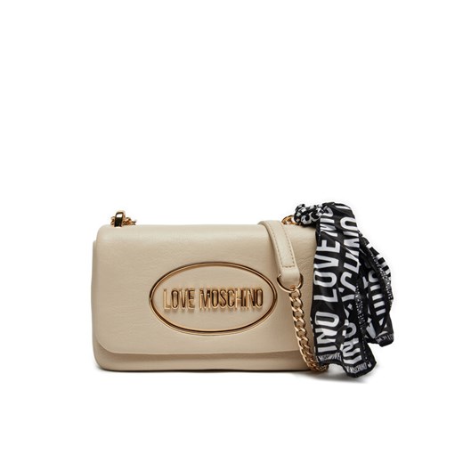 Torebka LOVE MOSCHINO JC4032PP1LLE111A Beżowy ze sklepu eobuwie.pl w kategorii Kopertówki - zdjęcie 182098965