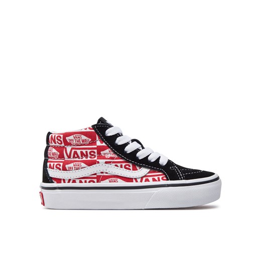 Tenisówki Vans Sk8-Mid Reissue VN000BVPBRR1 Czarny ze sklepu eobuwie.pl w kategorii Trampki dziecięce - zdjęcie 182098975