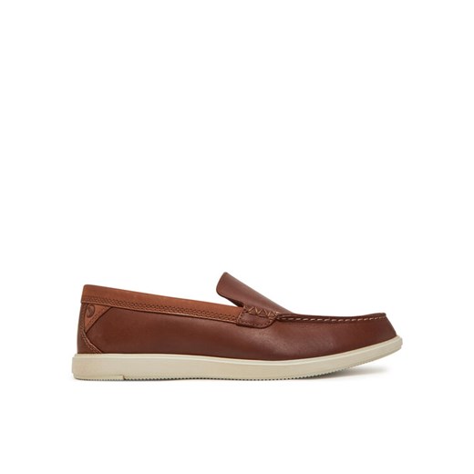 Mokasyny Clarks Bratton Loafer 26181279 Brązowy ze sklepu eobuwie.pl w kategorii Mokasyny męskie - zdjęcie 182098996