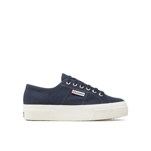 Tenisówki Superga 2740 Platform S21384W Granatowy ze sklepu eobuwie.pl w kategorii Trampki damskie - zdjęcie 182099018
