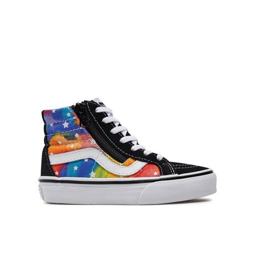 Tenisówki Vans Sk8-Hi Reissue Side Zip VN0007PXBMV1 Czarny ze sklepu eobuwie.pl w kategorii Trampki dziecięce - zdjęcie 182099115