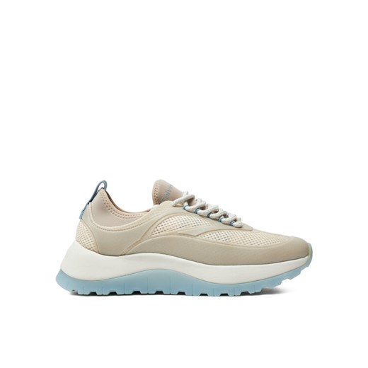 Sneakersy Calvin Klein Runner Lace Up Pearl Mix M HW0HW02079 Beżowy ze sklepu eobuwie.pl w kategorii Buty sportowe damskie - zdjęcie 182099126
