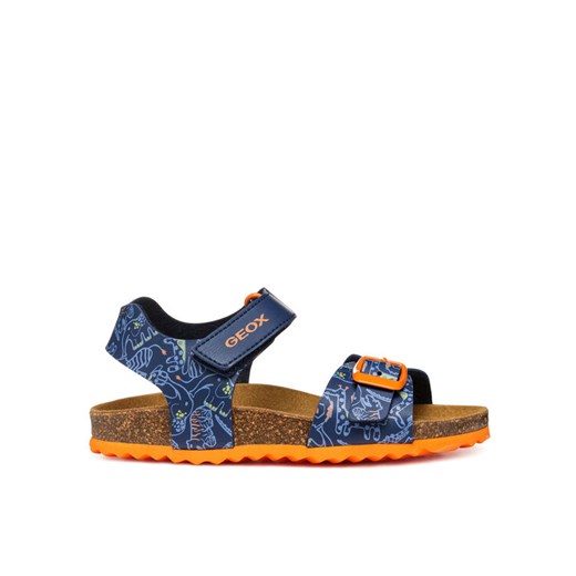 Sandały Geox J Ghita J028LB 06A54 C4243 S Granatowy ze sklepu eobuwie.pl w kategorii Sandały dziecięce - zdjęcie 182099166