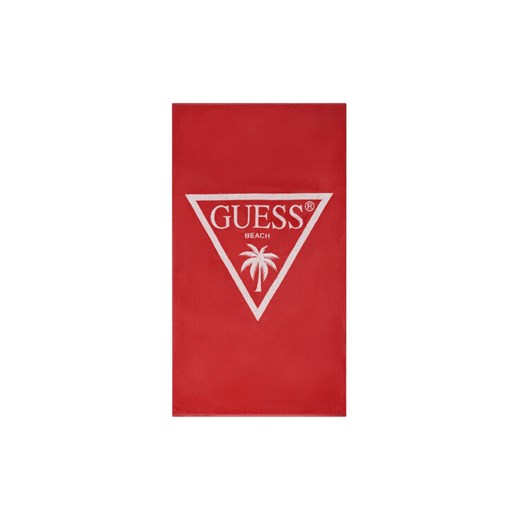 Ręcznik plażowy Guess E5GZ14 SG00P Czerwony ze sklepu eobuwie.pl w kategorii Ręczniki - zdjęcie 182099199