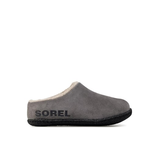 Kapcie Sorel Youth Lanner Ridge™ II NY3926 Szary ze sklepu eobuwie.pl w kategorii Kapcie dziecięce - zdjęcie 182099258
