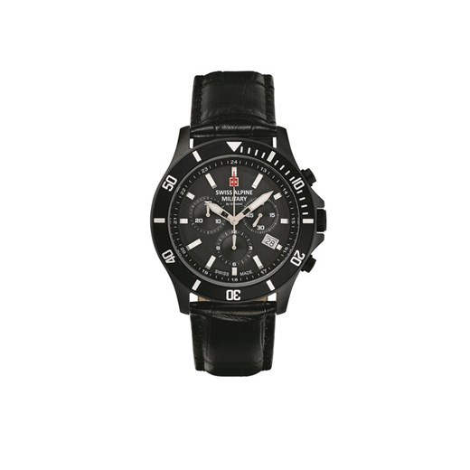 Zegarek Swiss Alpine Military 7022.9577 Czarny ze sklepu eobuwie.pl w kategorii Zegarki - zdjęcie 182099298