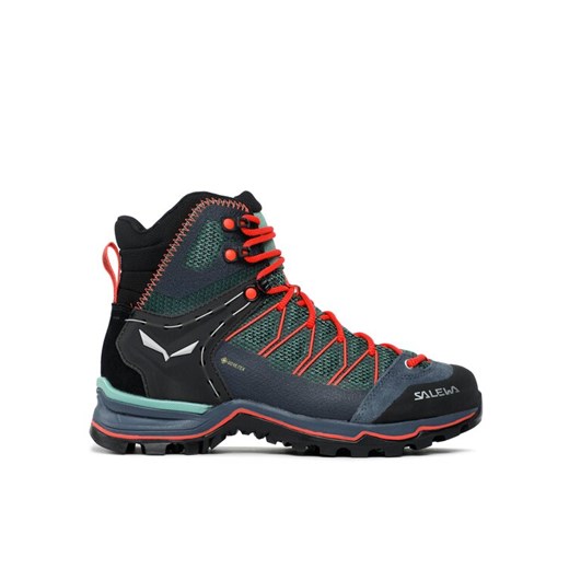 Trekkingi Salewa Ws Mtn Trainer Lite Mid Gtx GORE-TEX 61360-5585 Zielony ze sklepu eobuwie.pl w kategorii Buty trekkingowe damskie - zdjęcie 182099408
