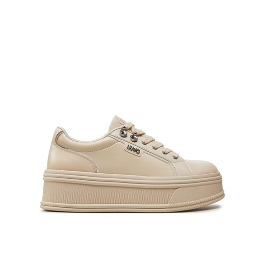Sneakersy Liu Jo Selma 11 BF4073 P0102 Beżowy ze sklepu eobuwie.pl w kategorii Buty sportowe damskie - zdjęcie 182099427
