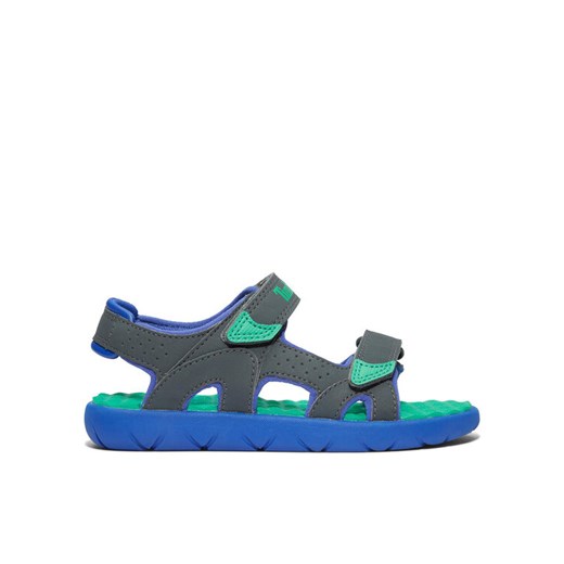 Sandały Timberland Perkins Row 2-Strap TB0A23V60281 Szary ze sklepu eobuwie.pl w kategorii Sandały dziecięce - zdjęcie 182099566