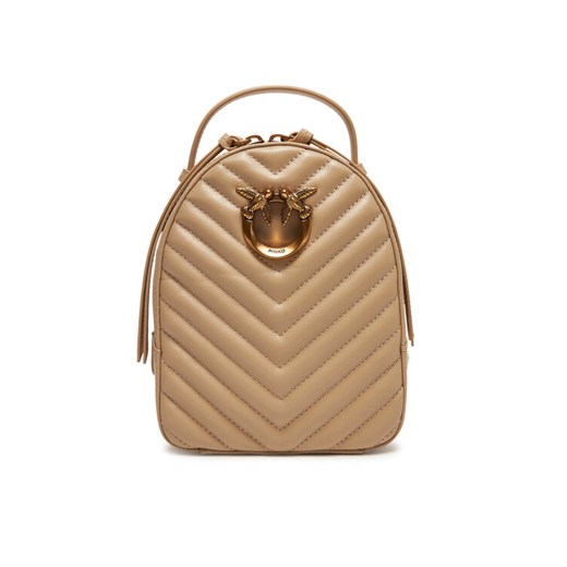 Plecak PINKO Love Click Mini Backpack PE 25 PLTT 103614 A1J2 Beżowy ze sklepu eobuwie.pl w kategorii Plecaki - zdjęcie 182099649