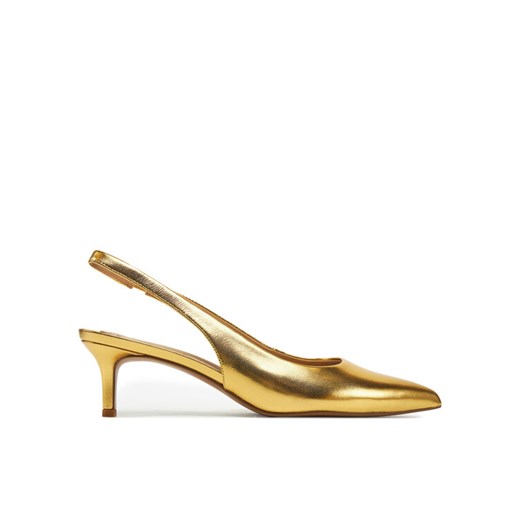 Sandały LAUREN RALPH LAUREN Lolah II 802935635002 Złoty ze sklepu eobuwie.pl w kategorii Czółenka - zdjęcie 182099655