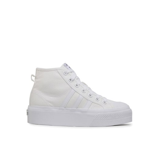 Sneakersy adidas Nizza Platform Mid W FY2782 Biały ze sklepu eobuwie.pl w kategorii Buty sportowe damskie - zdjęcie 182099656