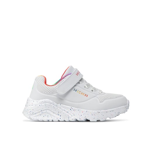 Sneakersy Skechers Uno Lite Rainbow Specks 310457L/WMLT Biały ze sklepu eobuwie.pl w kategorii Buty sportowe dziecięce - zdjęcie 182099729