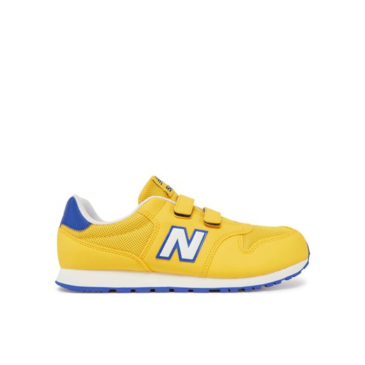 Sneakersy New Balance GV500HB1 Żółty ze sklepu eobuwie.pl w kategorii Buty sportowe dziecięce - zdjęcie 182099736