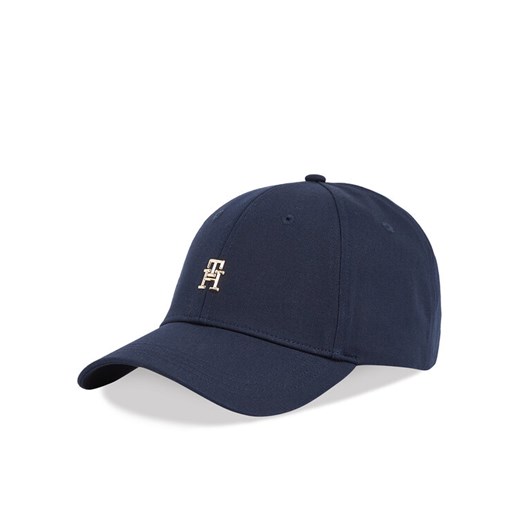 Czapka z daszkiem Tommy Hilfiger Elevated Chic Cap AW0AW17128 Granatowy Tommy Hilfiger 00 eobuwie.pl