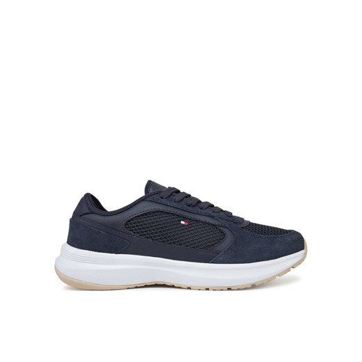 Sneakersy Tommy Hilfiger Sporty Runner FW0FW08644 Granatowy ze sklepu eobuwie.pl w kategorii Buty sportowe damskie - zdjęcie 182099819