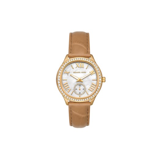 Zegarek Michael Kors Sage MK4819 Brązowy ze sklepu eobuwie.pl w kategorii Zegarki - zdjęcie 182099828