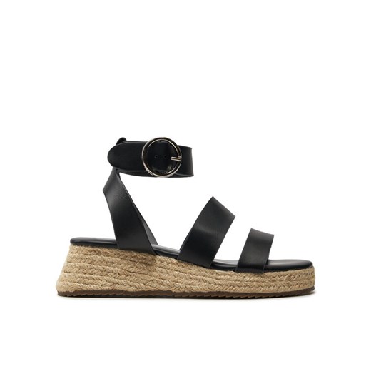 Espadryle ONLY Shoes Onlminerva-1 15320197 Czarny ze sklepu eobuwie.pl w kategorii Sandały damskie - zdjęcie 182099899