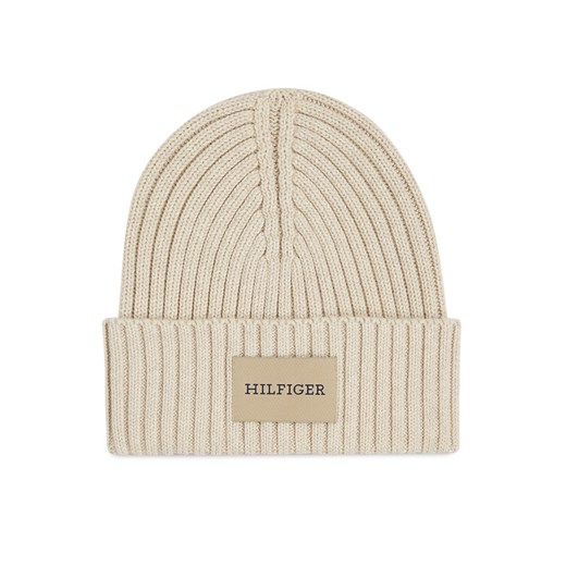 Czapka Tommy Hilfiger AM0AM12752 Beżowy ze sklepu eobuwie.pl w kategorii Czapki zimowe męskie - zdjęcie 182100266