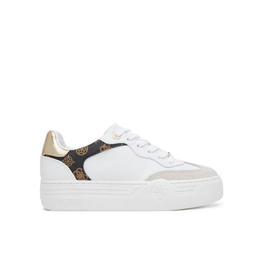 Sneakersy Guess FLPSWO ELE12 Biały ze sklepu eobuwie.pl w kategorii Buty sportowe damskie - zdjęcie 182100299