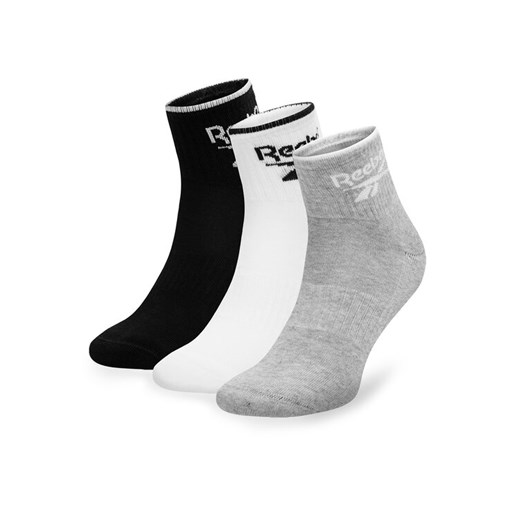 Zestaw 3 par wysokich skarpet unisex Reebok R0362-SS24 (3-pack) Kolorowy ze sklepu eobuwie.pl w kategorii Skarpetki męskie - zdjęcie 182100337