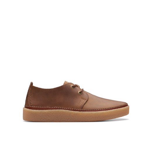 Półbuty Clarks Clarkwood Low 26176866 Brązowy ze sklepu eobuwie.pl w kategorii Półbuty męskie - zdjęcie 182100338