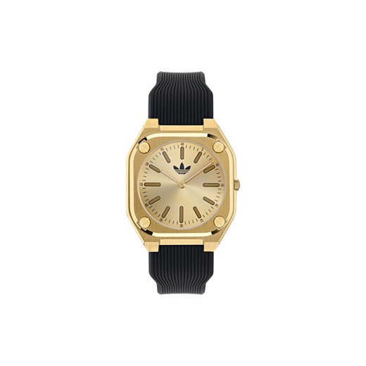 Zegarek adidas Tech Thin AOFH24502 Czarny ze sklepu eobuwie.pl w kategorii Zegarki - zdjęcie 182100365
