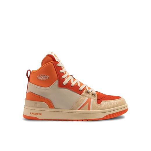 Sneakersy Lacoste L001 Mid 223 3 Sfa Pomarańczowy ze sklepu eobuwie.pl w kategorii Buty sportowe damskie - zdjęcie 182100368