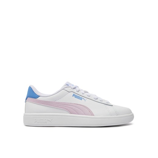 Sneakersy Puma Smash 3.0 L Jr 392031-13 Biały ze sklepu eobuwie.pl w kategorii Buty sportowe dziecięce - zdjęcie 182100497