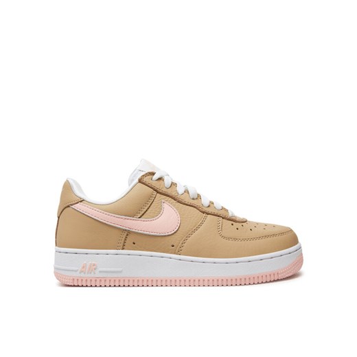 Sneakersy Nike Air Force 1 Low Retro 845053 201 Brązowy ze sklepu eobuwie.pl w kategorii Buty sportowe damskie - zdjęcie 182100539