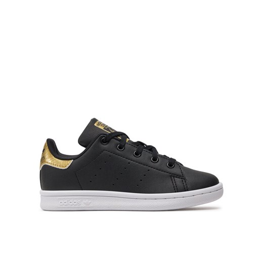 Sneakersy adidas Stan Smith C GY4262 Czarny ze sklepu eobuwie.pl w kategorii Trampki dziecięce - zdjęcie 182100589