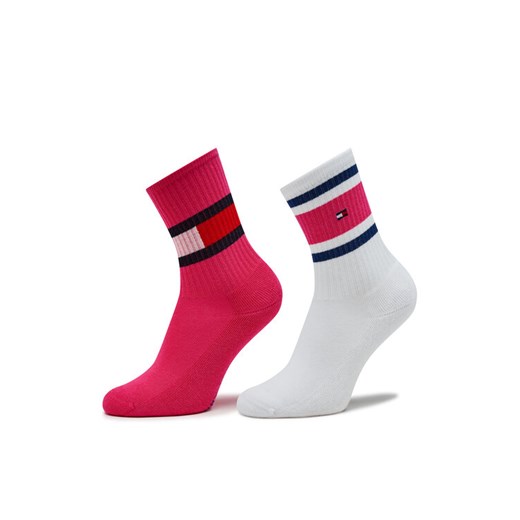 Zestaw 2 par wysokich skarpet dziecięcych Tommy Hilfiger 394020001 Kolorowy ze sklepu eobuwie.pl w kategorii Skarpetki dziecięce - zdjęcie 182100709