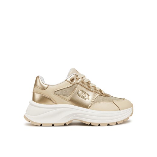 Sneakersy Liu Jo Eva 02 BA5065 PX620 Beżowy ze sklepu eobuwie.pl w kategorii Buty sportowe damskie - zdjęcie 182100716